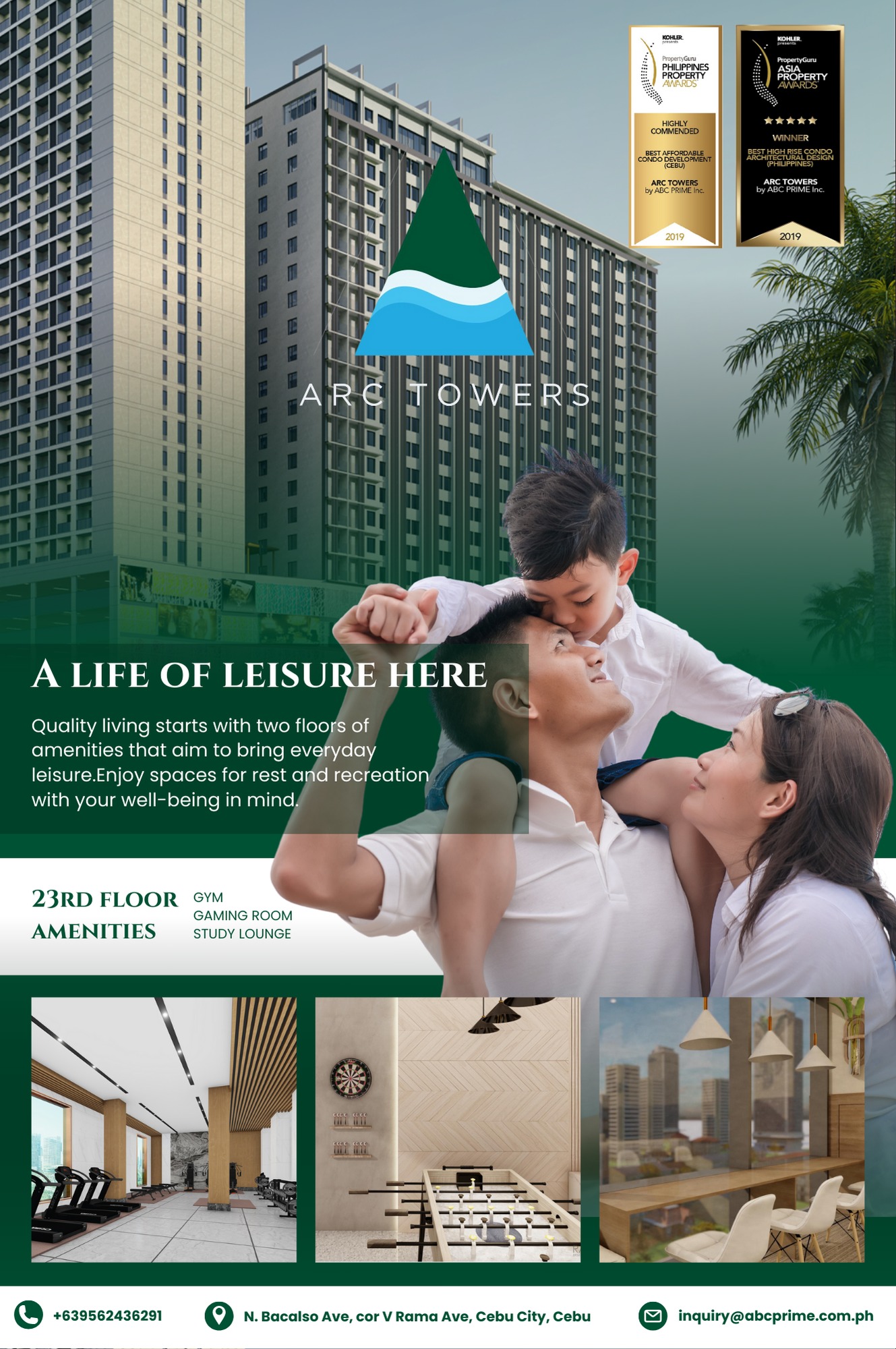 23rd Floor Amenities - Gym & Gaming