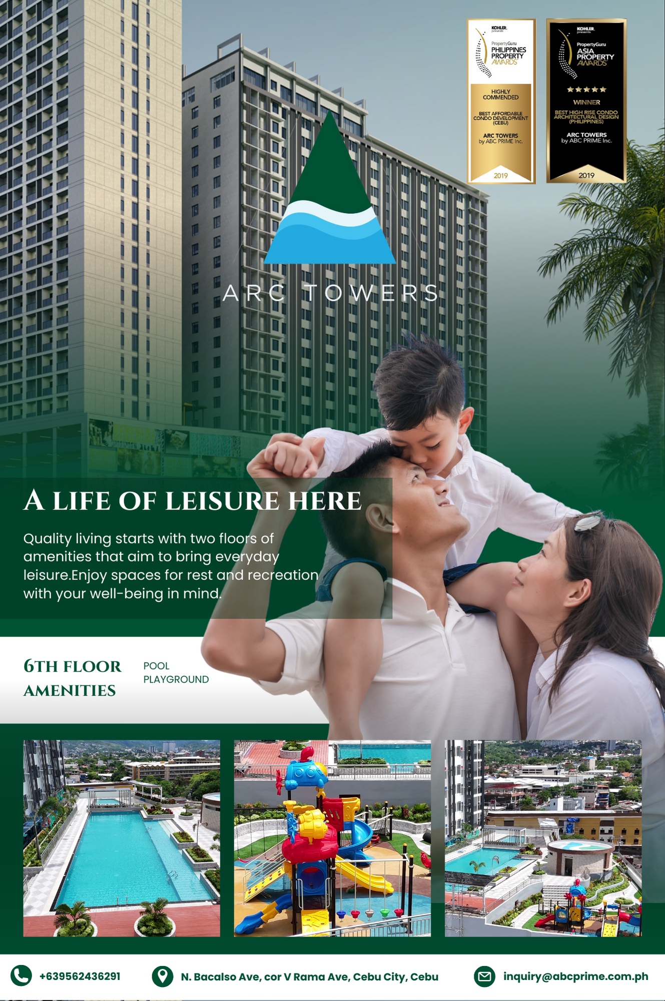 6th Floor Amenities - Pool & Playground